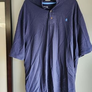 Mens 3XLT blue Izod polo